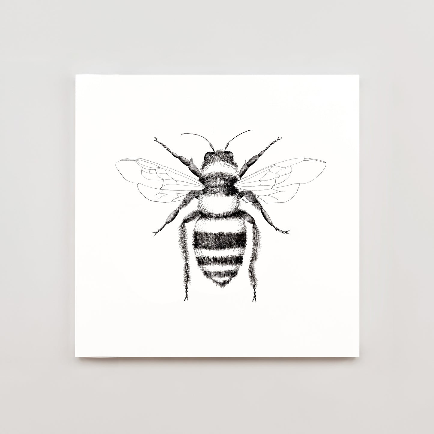 8 x 8 Bumblebee Print