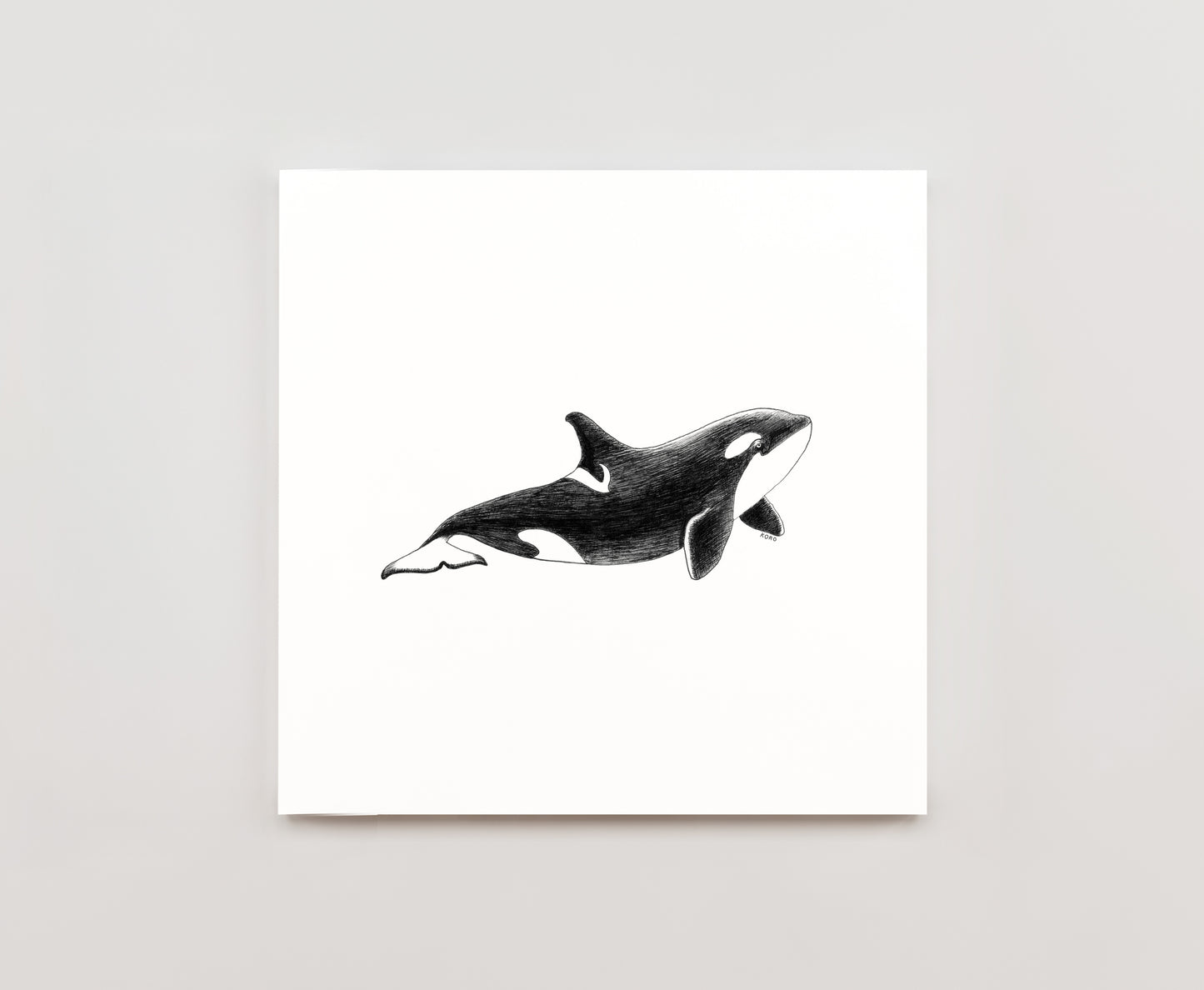 8 x 8 Orca Print